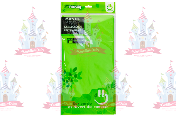 MANTEL RECT. VERDE KIWI 12/1 PZA FAB. SELECTAS