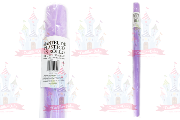 MANTEL ROLLO LAVANDA 6/1/PZA. AMSCAN