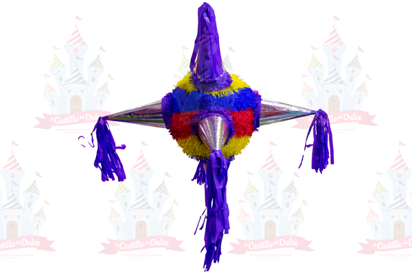 PINATA ESTRELLA 7 PICOS ESFERA