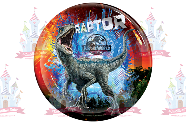 PLATO PAST. JURASSIC WORLD 6/6 GRANMARK