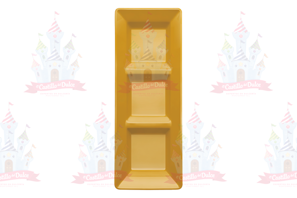 CHAROLA RECTANGULAR DORADO 10/3 PZS GRANMARK