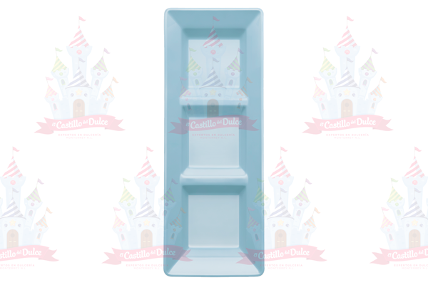 CHAROLA RECTANGULAR AZUL CIELO 10/3 PZS GRANMARK