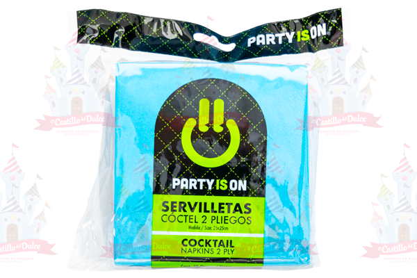 SERV. COCTEL AZUL CARIBE 12/50 FAB. SELECTA