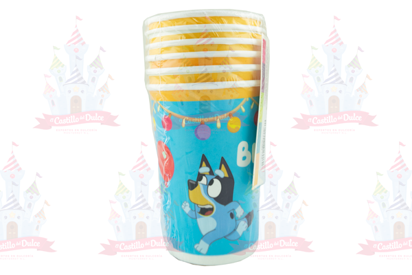 VASO BLUEY 6/6 PZA GRANMARK