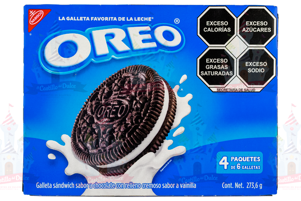 GALLETA OREO 12/4/6PZA (273 GRS)