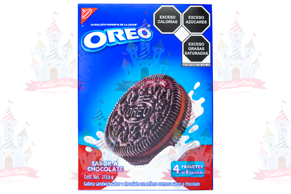 GALLETA OREO CHOCOLATE 12/4/6 PZA (273 GRS)