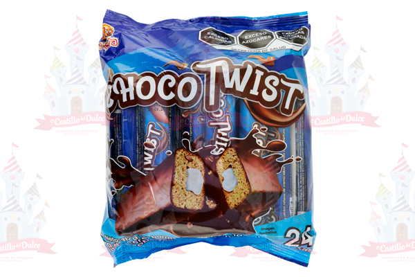 GALLETA CHOCO TWIST 18/24 PZA TINAJITA