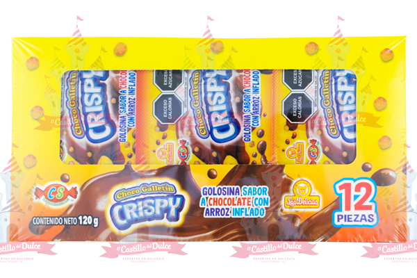 CHOCO GALLETIN CRISPY 24/12 PZS. DELICIAS