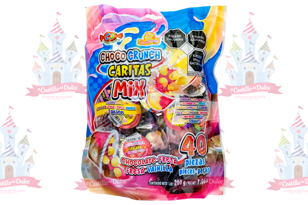 CHOCO CRUNCH CARITAS MIX 20/40 PZA DELICIAS