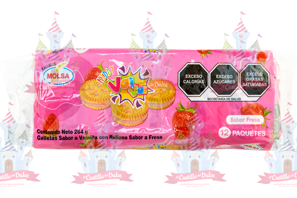 GALLETA VAI VAI FRESA 24/12 PZA TINAJITA