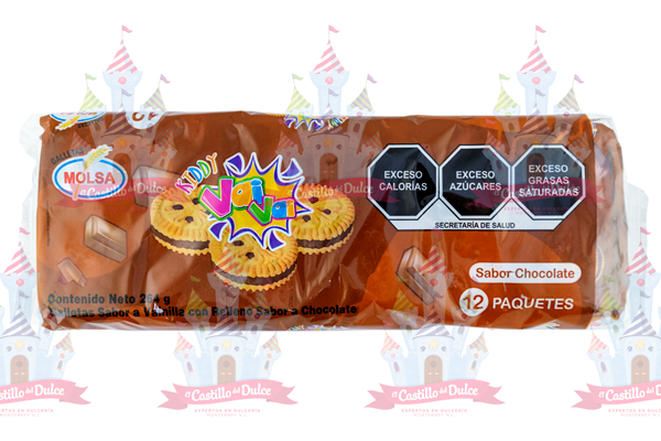 GALLETA VAI VAI CHOCOLATE 24/12 PZA TINAJITA