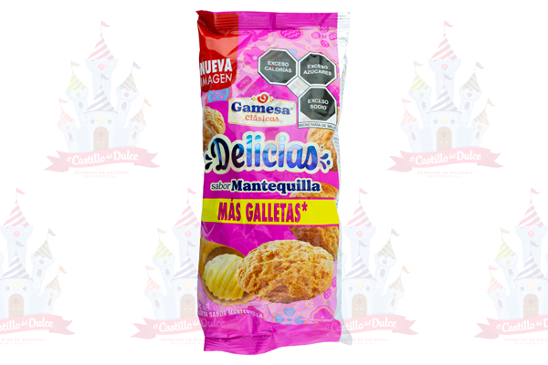 GALLETA DELICIAS MANTEQUILLA 18/153 GR SONRICS