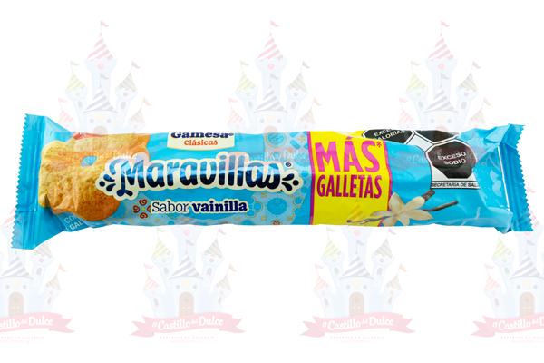 GALLETA MARAVILLAS VAINILLA 20/125 GRS SONRICS