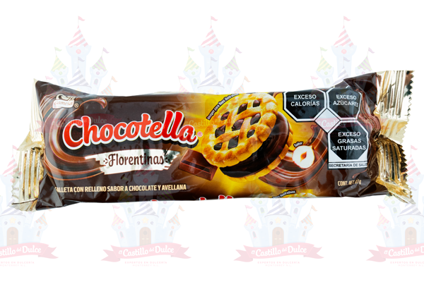 GALLETA FLORENTINAS CHOCOTELLA 60/83GR SONRICS