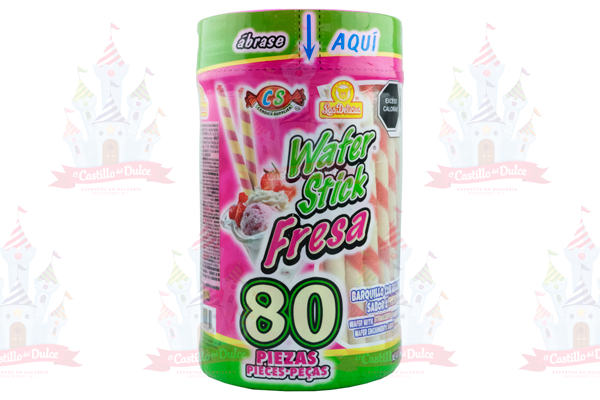 WAFER STICK FRESA 12/65 + 15 GRATIS DELICIAS