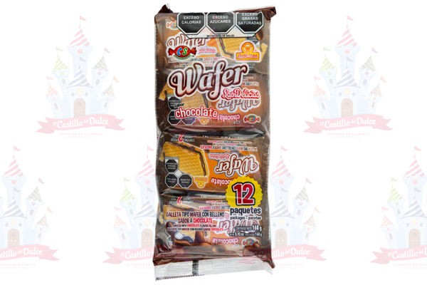 WAFER CHOCOLATE 24/12 PZA DELICIAS