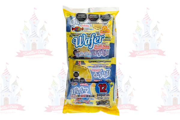 WAFER VAINILLA 24/12 PZA DELICIAS