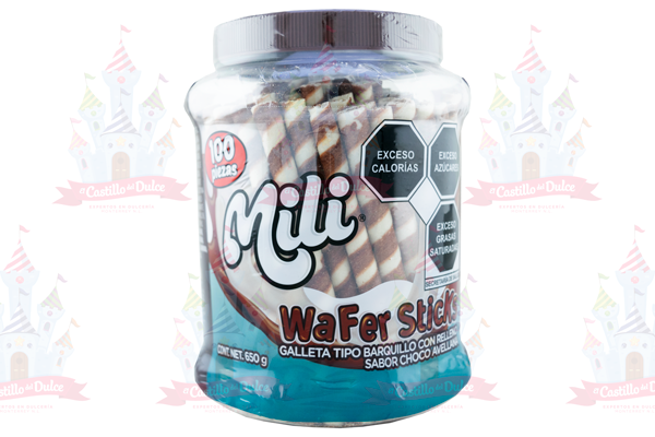 WAFER STICK AVELLANA 6/100 PZS. TOTIS