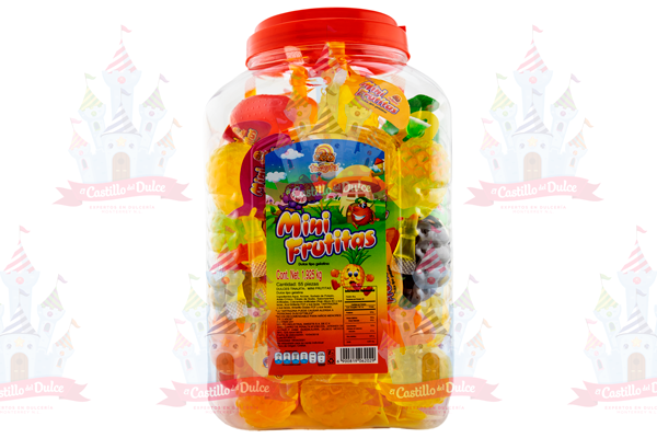 GELATINA MINI FRUTITAS VITROLERO 8/55 TINAJITA