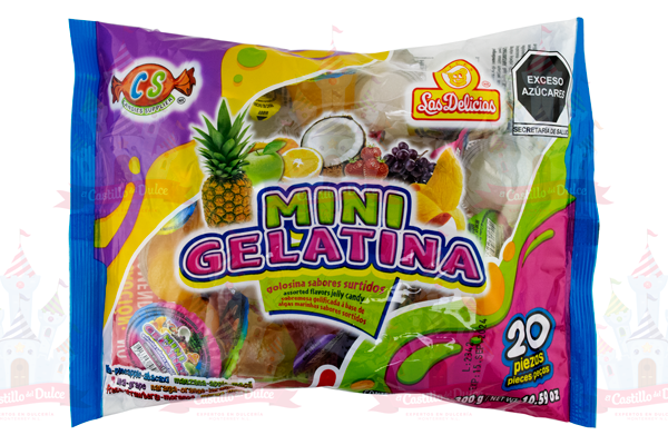 MINI GELATINA BOLSA 40/20 DELICIAS