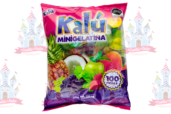 MINI GELATINA 6/100 PZA KALU