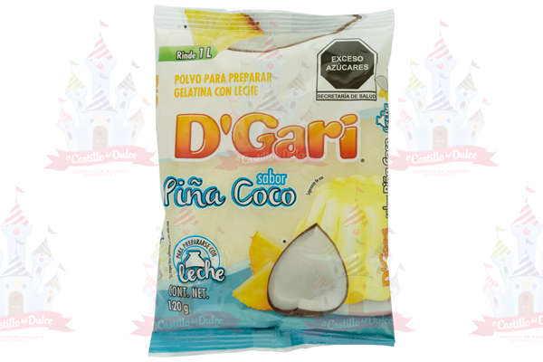 GELATINA PIÑA COCO 50/120 GRS GARI