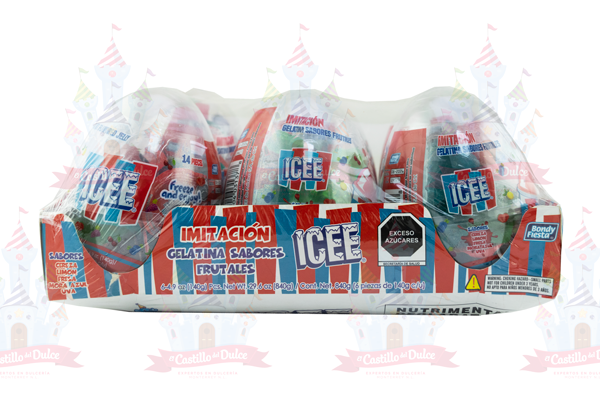 MEGA HUEVO ICEE GELATINA 12/6 PZS. BONDY