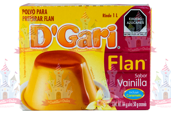 FLAN VAINILLA C/CARAMELO 24/134 GRS GARI