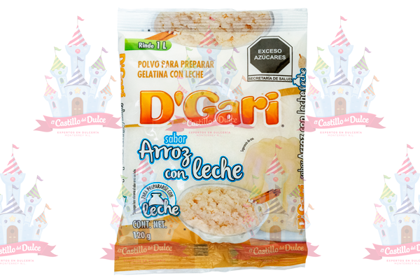 GELATINA ARROZ C/LECHE 50/120 GRS GARI