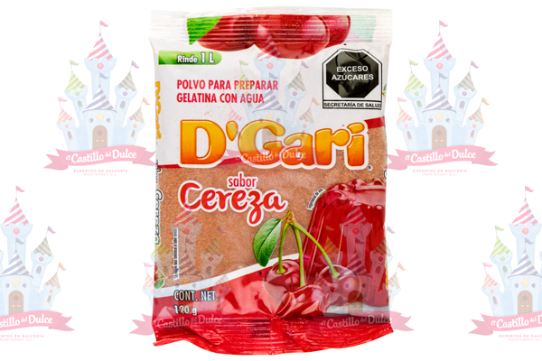 GELATINA CEREZA 50/120 GRS GARI