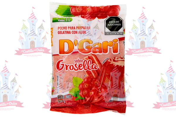 GELATINA DE GROSELLA 50/120 GRS GARI