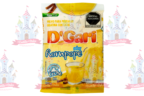 GELATINA DE ROMPOPE 50/120 GRS GARI