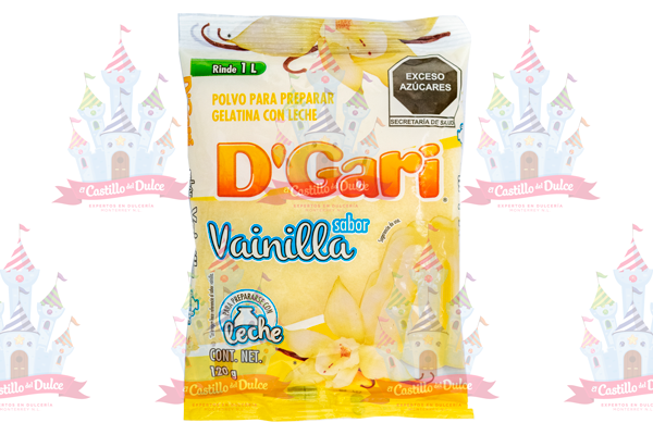 GELATINA DE VAINILLA 50/120 GRS GARI