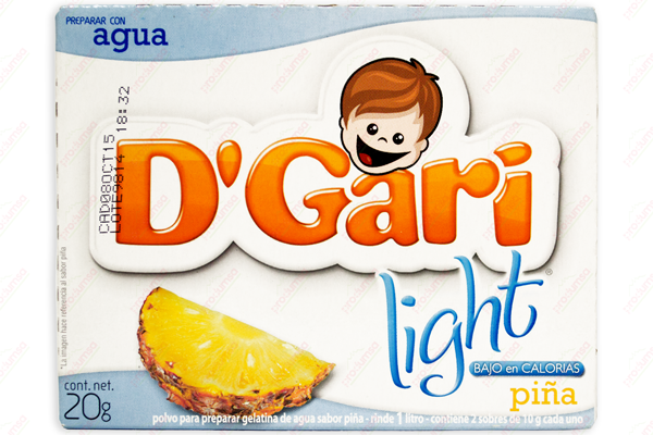 GELATINA LIGHT PINA 24/20 GR GARI