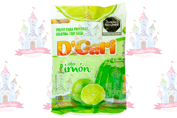 GELATINA LIMON 50/120 GRS GARI