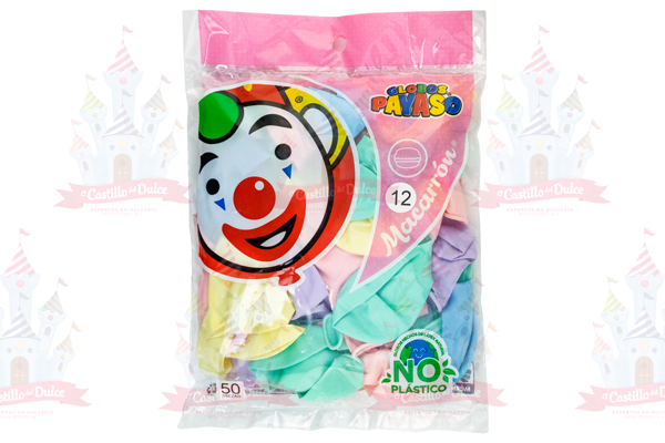 GLOBO #12 MACARRON 60/50 PZA FAB SELECTAS