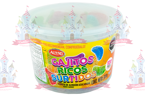 GOMA GAJITOS SURTIDOS 6/1.1 KG ALTEÑO