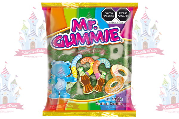 MR GUMMIE GOMA AROS DE MANZANA 12/1 KG