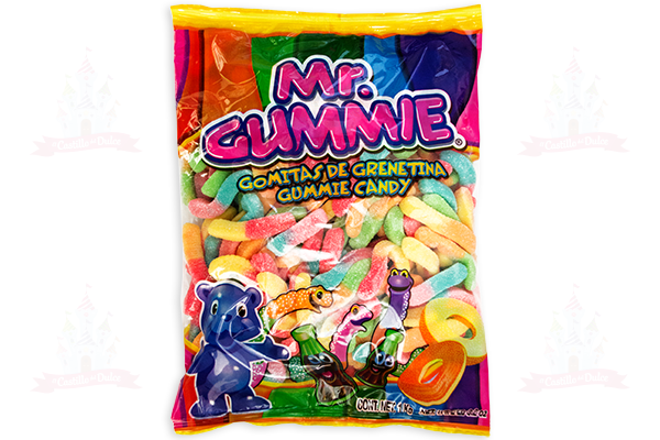 MR GUMMIE GOMA LOMBRIZ  MINI NEON 12/1 KG