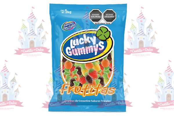 LUCKY GUMMYS GOMA FRUTITAS 8/1 KGS.