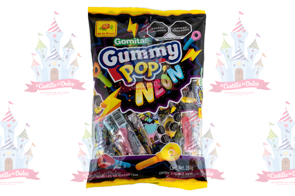 GUMMY POP NEON 21/25 PZA LA ROSA