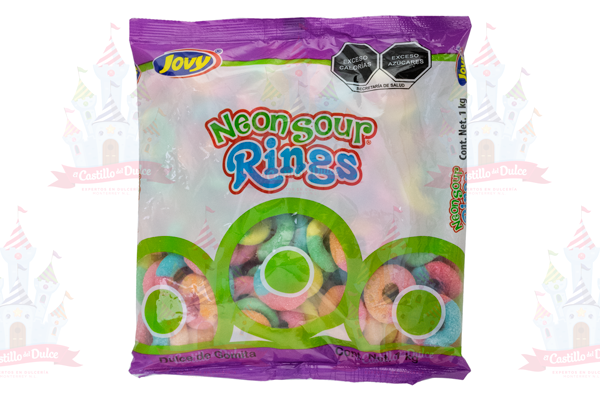 NEON SOUR RINGS 10/1 KG JOVY