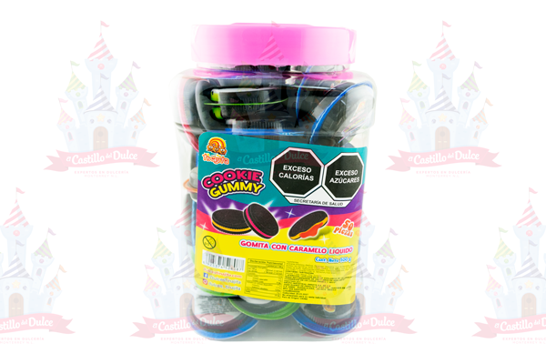 GOMA COOKIE GUMMY 12/50 PZA TINAJITA