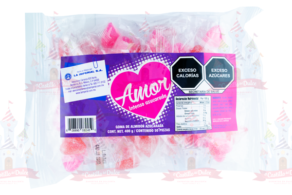 GOMA AMOR INTENSO AZUCARADA 25/50 PZ IMPERIAL