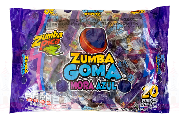 ZUMBA GOMA MORA AZUL 20/20 PZA ZUMBAPICA