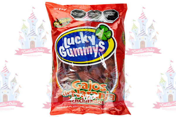 LUCKY GUMMYS GAJO NARANJA ENCHILADO 8/1 KG