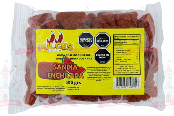 GOMITAS ENCHILADAS DE SANDIA 30/500 GRS. JJ