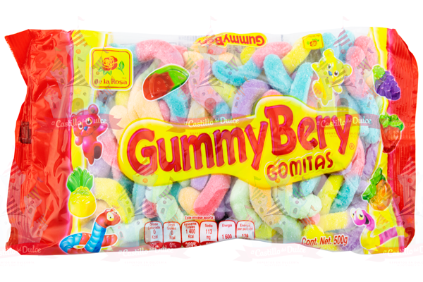 GUMMY BERY LOMBRIZ NEON 16/500 GR LA ROSA