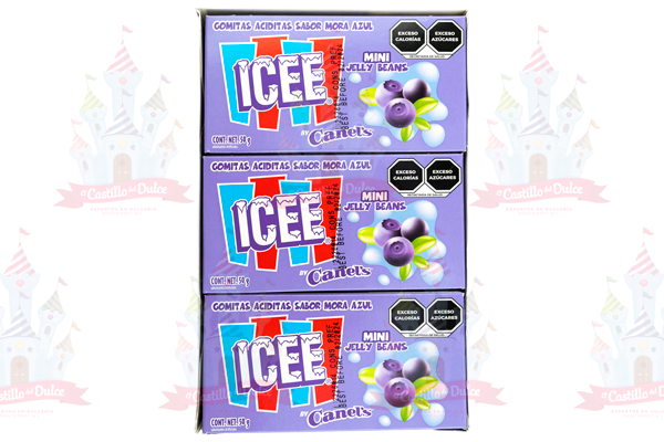 MINI JELLY ICEE MORA AZUL 24/9 PZA CANELS