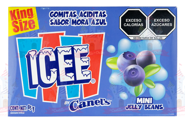 MINI JELLY ICEE MORA AZUL KING ZISE 6/11/85 GR CANELS